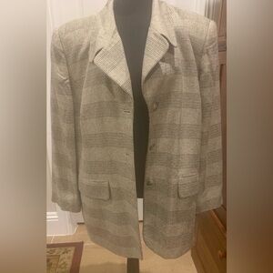 Jones New York Gray Blazer Classic Tailoring